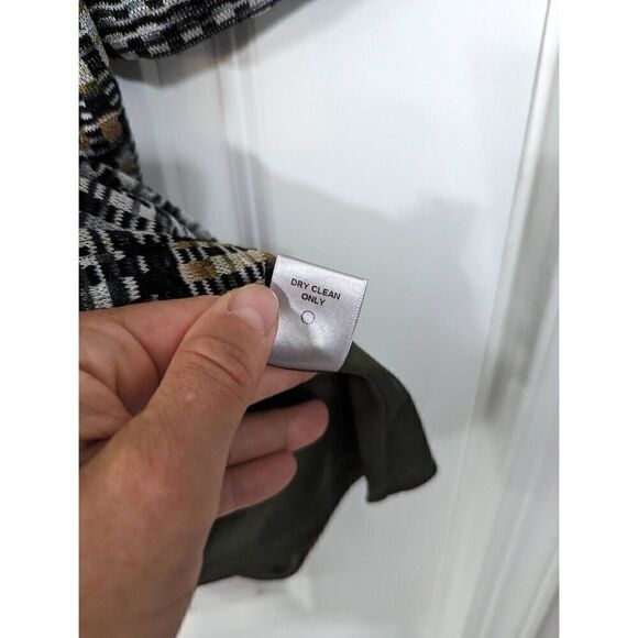 IC By Connie K Jacket women's size Small open front textured wide collar - Picture 6 of 7